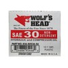 Wolf's Head Hydraulic Compressor Non Detergent 30 Motor Oil (836-80536-56)