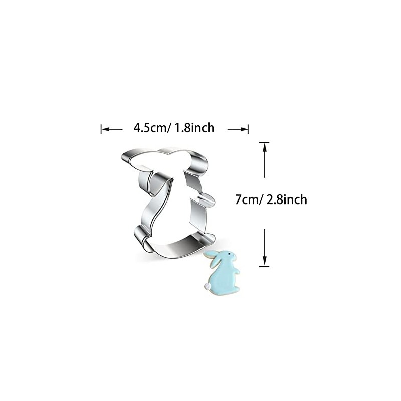 WDYJMALL Standing Rabbit Shape Cookie Cutter