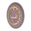 Lotus Mandala Wall Art, Lotus Flower Wooden Wall Art, 3D