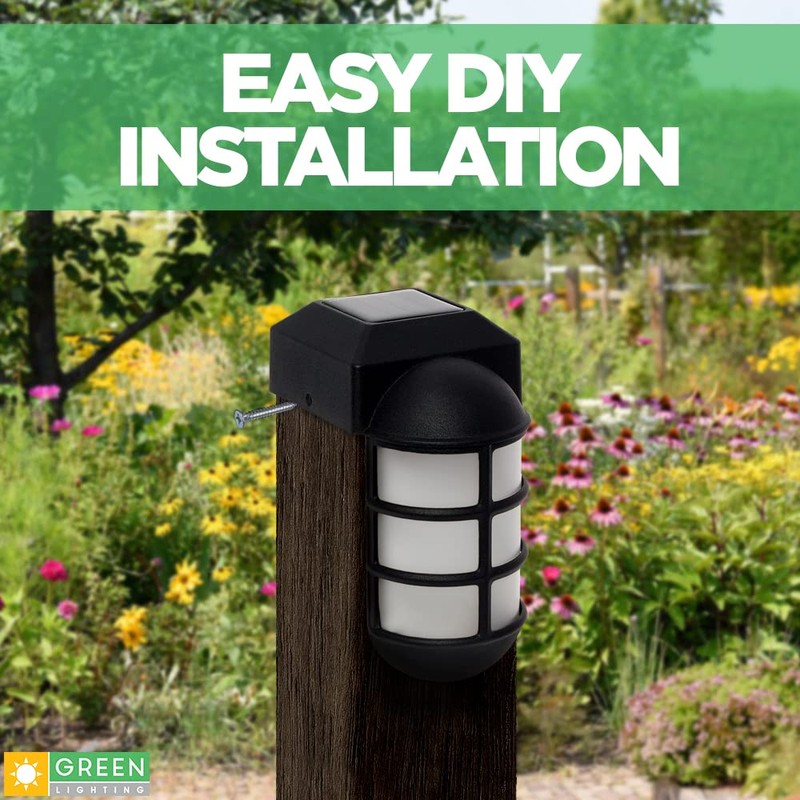 GreenLighting Marina Solar Post Cap Lights - Fits 4x4 Nominal