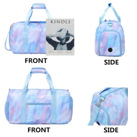 Sports Backpack Kids Travel Bag Girls Small Sports Bag with Shoe Compartment Swimming Bag Classic Sports Bags