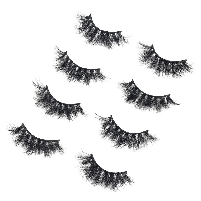 DYSILK 6D False Eyelashes, Artificial Eyelashes, Fluffy Long Dramatic Natural