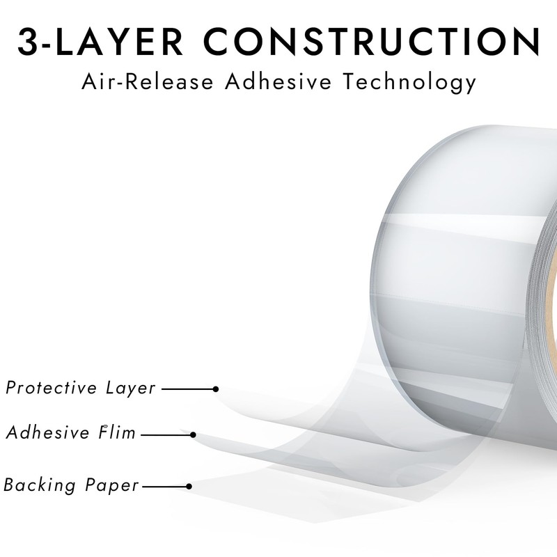 FAFALITHIC Clear Paint Protection Film (2inches × 30 feet)