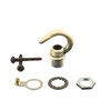 Ceiling Rose Hook Plate 75mm Diameter with Matching Screws Antique