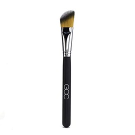 GOC, Brocha, Angle Foundation, Brocha angular para aplicar base de maquillaje o cremas,Pelo cuidadosamente seleccionado, Mango de fina madera, G12