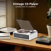 Rechargeable Portable CD Player with Bluetooth & Speaker for Home