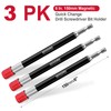 Geinxurn 3Pieces Impact Screwdriver Bit Holders Extra Long,6 inches Magnetic