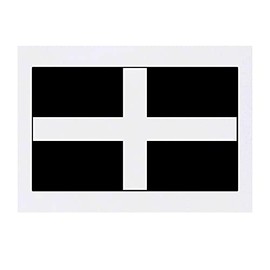 'Flag Of Cornwall' Temporary Tattoo - Water Resistant, Skin-Safe, Non-Toxic Transfer (TO00046490)