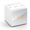 Sony ICF-C1W Clock Radio with LED Display and Alarm White