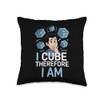 I Cube Therefore I Am Puzzle Master Speed Cubing Throw
