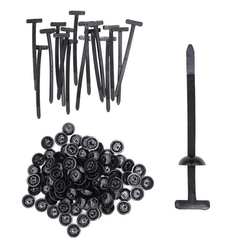 Pack of 100 Nylon Cable Ties Buckle Universal Cable Tie
