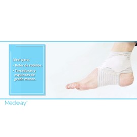 MEDWAY | Tobillera Elástica Color Beige