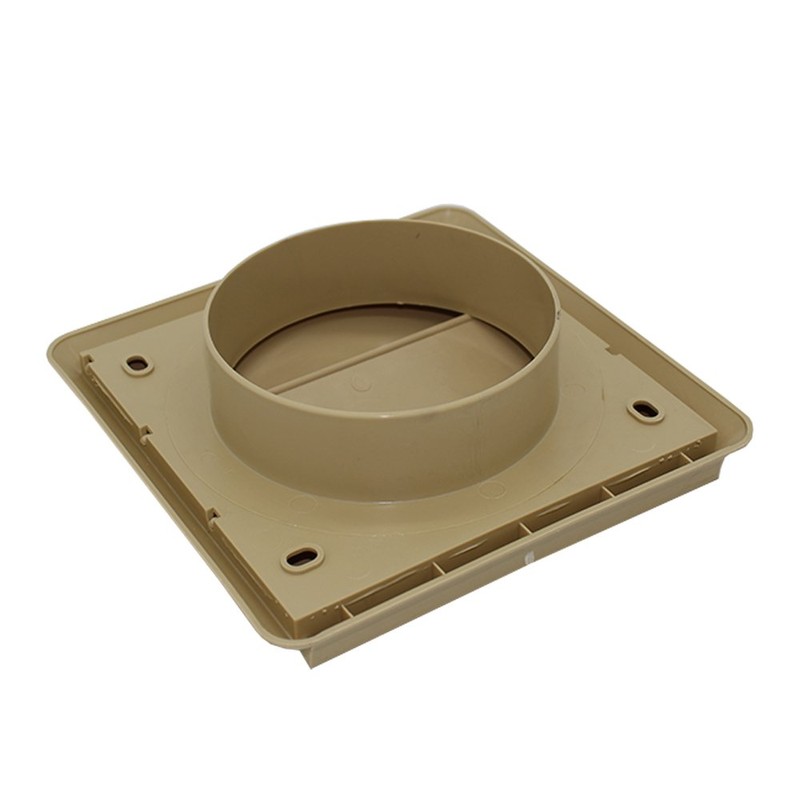 Kair Beige Gravity Grille 155mm External Dimension Ducting Air Vent