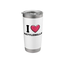 I Love Kettlebells Stainless Steel Insulated Tumbler