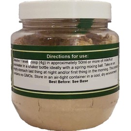 Natural Health 4 Life 100% Pure Inner Bark Slippery Elm Powder 100 g in Recyclable Tub with Scoop (1 Tub)
