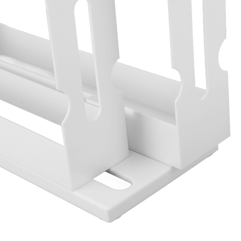 Sliding Spice Rack Slidable Design 2 Tiers Large Capacity Nonslip