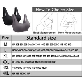 Onory 3 Pack Sports Bras for Women Wirefree Padded Workout Yoga Gym Fitness Bra Medium Support