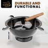 Stinky Cigar Black Nickel Ashtray - Windproof Stainless Steel Design