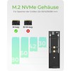 ICY BOX M.2 SSD/NVMe Enclosure, USB 3.2 (10Gbps), Tool-Free, Cooling