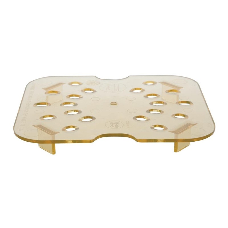 Cambro AHT36006 Drain Shelf for Hot Pans, 60HPD, 1/6, Polyetherimide,