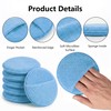 6Pcs 5-Inch Microfiber Foam Wax Applicator Pads with Finger Pocket