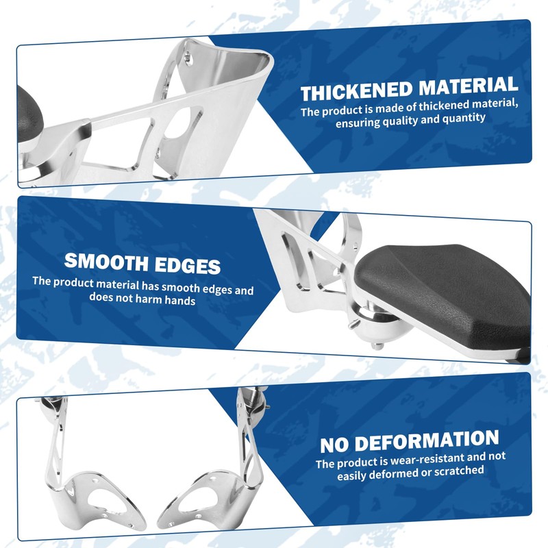 Adjustable Passenger Armrests with Cup Holder for Motorcycle Accessory Compatible