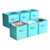 Breezee Market Set 6 Cajas Organizadores Almacenamiento Ropa Objetos Plegab