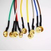Ykdmed Electrodos De Copa De Oro Para Eeg (10 Piezas)