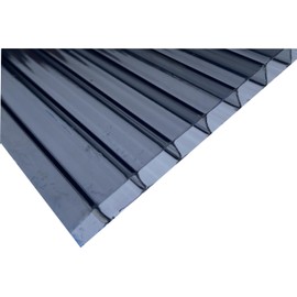 Falken Design Polycarbonate Roof Panel Twinwall (Multiwall) Gray 36 in. x 48 in. x 3/8 in. (8MM) Thick (Set of 2)