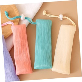 Mikinona 2sets Bar Soap Savers Bag Mesh Travel Toiletries Soap Wash Bag for Face Skin Care 3pcs*2
