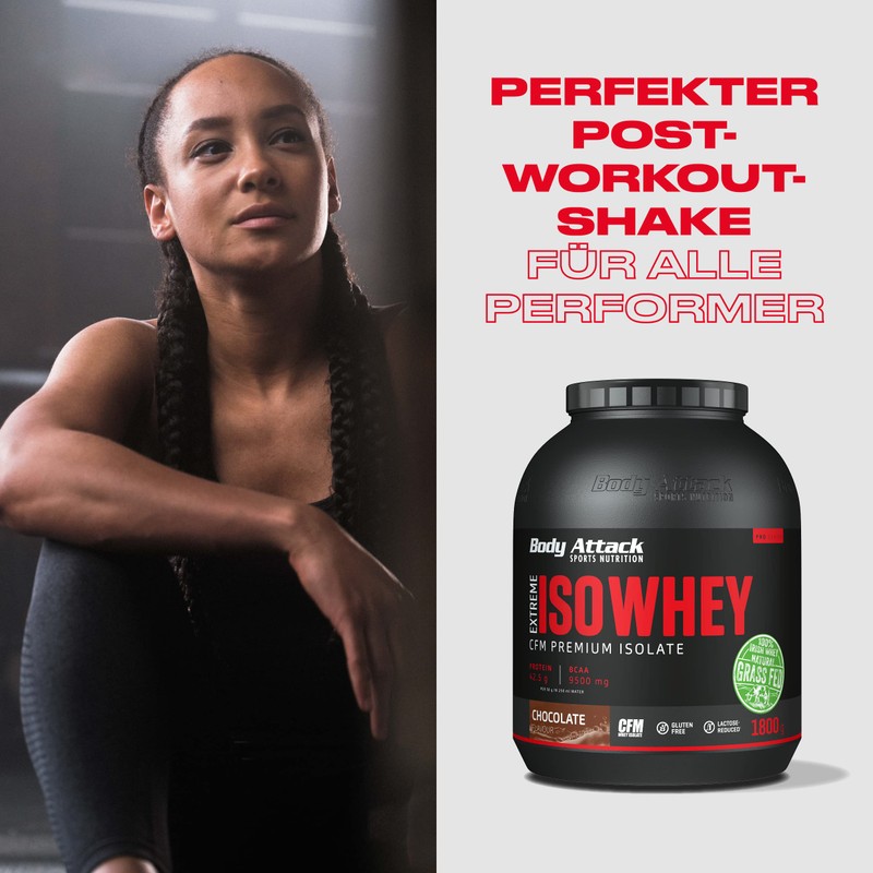 Body Attack Extreme ISO Whey, Vanilla, 1 Pack (1x 500