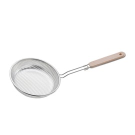 BIUDECO Stainless Steel Colander Fine Mesh Strainer Kitchen Gadget Long Handle Oil Filter