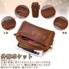 Luufan Clutch Bag, Genuine Leather, Men's, Second Bag, Leather, Small