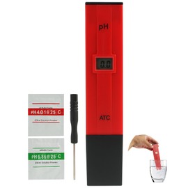 PH Meter Tester, Digital pH Tester for Water, Water Quality Tester, TDS Water Tester Function, LCD Display Automatic Temperature Compensation for Hydroponics Aquariums & Pools