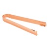 Olympia Ice Tongs in Black with Serrated Jaws Dishwasher Safe