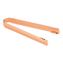 Olympia Ice Tongs in Black with Serrated Jaws Dishwasher Safe Copper Plated