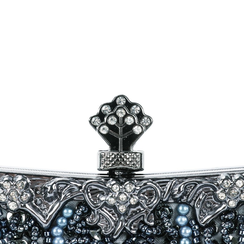 DA BODAN Women's Evening Bag Vintage Beaded Sequin Pearl Clutch