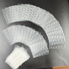 50 Sheets (1200Pcs) Nail Glue Stickers Double Side Nail Waterproof Breathable Sticky Jelly Glue for Acrylic Press on Nail Adhesive Tabs for Women Girls Kid