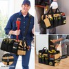 Tool Bag,16-Inch Heavy Duty Tool Bags for Men,27 Pockets Tool