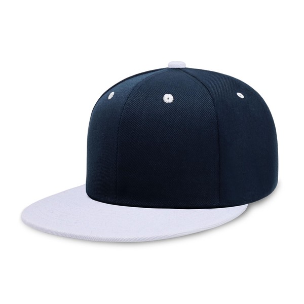 CHOK.LIDS Flat Bill Visor Classic Snapback Hat Blank Adjustable Brim