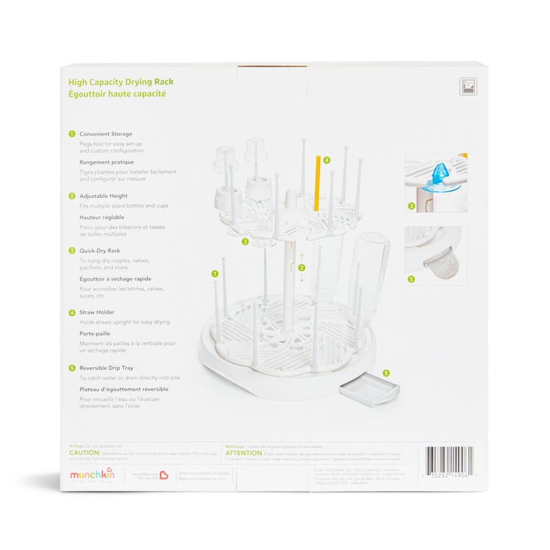 Munchkin® High Capacity Drying Rack for Baby Bottles and Accessories,