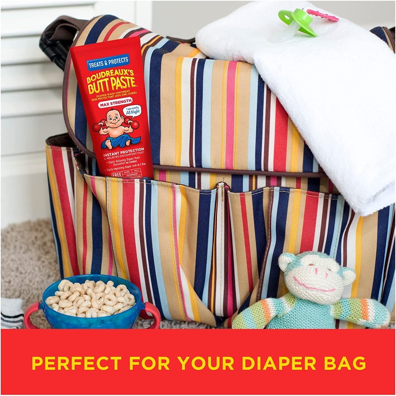 Boudreaux’s Butt Paste Max Strength Diaper Rash Cream for Baby,