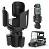 Universal Golf Cart Cup Holder Expander, Adjustable Base & Holder