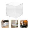 ABOOFAN 2pcs Box Clear Square Display Box Transparent Candy Storage