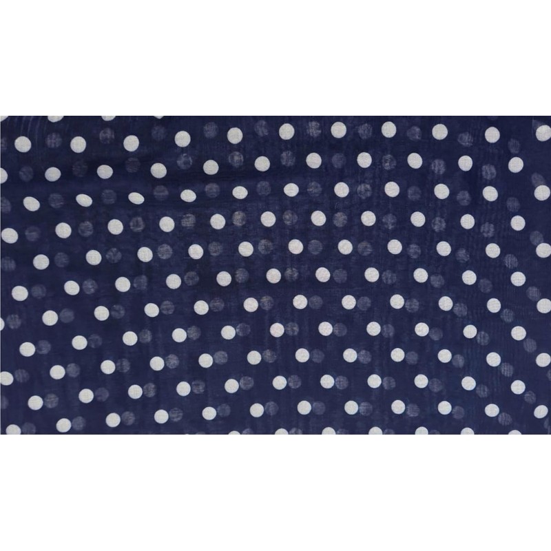 zarolo Women's Loop Tube Scarf Thin Neckerchief Polka Dot Round