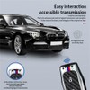 TECART Carbon Texture Smart Remote Key Cover 3 Button Luminous