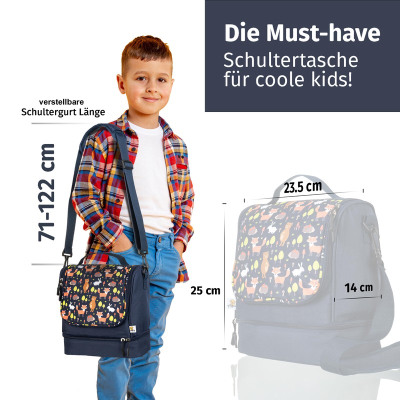 Knuffig - Toniebox bag - with insulated lunch box compartment