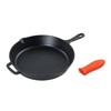 Commercial CHEF Cast Iron Skillet Pan (12" Skillet)