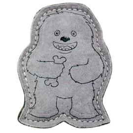 Yeti Dog Chew Premium Leather Toy - (Abominable Snowman)