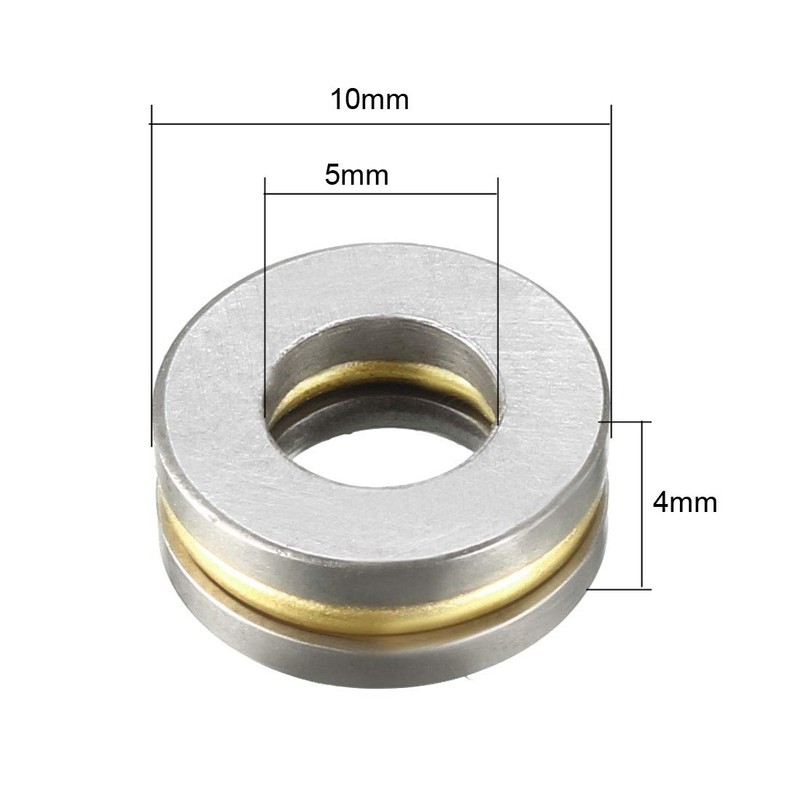 sourcing map F5-10M Thrust Ball Bearings 5mm x 10mm x
